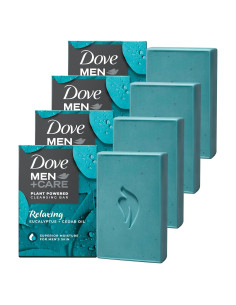 Jabón Limpiador Dove Men+Care Eucalipto 4x142g Hidratante