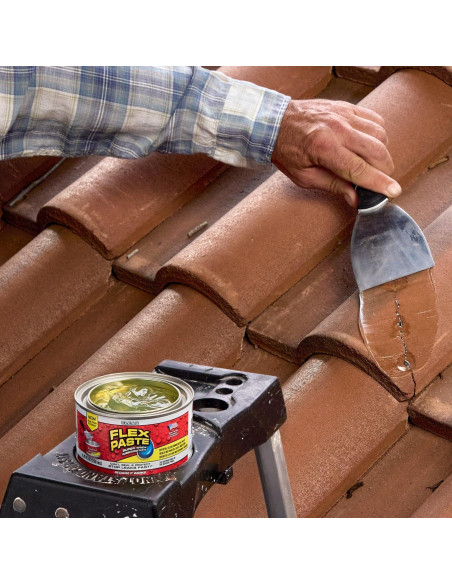 Flex Paste Masilla Pintable Impermeable 340g Transparente Flex Paste Masilla Pintable Impermeable 340g Transparente