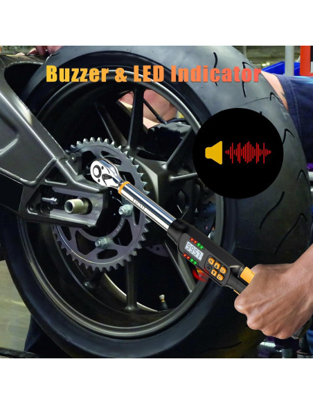 Llave de Torque Digital TAGVIT 1/2 Pulgada 6.8-135Nm