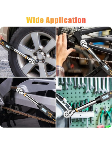 Llave de Torque Digital TAGVIT 1/2 Pulgada 6.8-135Nm