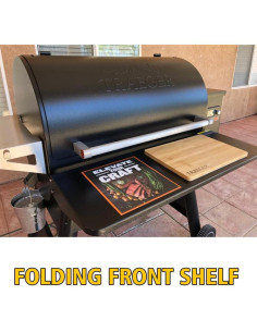 Estante Frontal Plegable Traeger BAC362 63.5 cm Negro 2