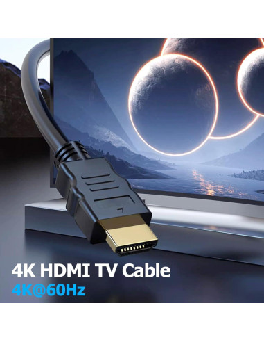 Cable HDMI 1.83m 5-Pack Vorothin 4K 60Hz Compatible PS5