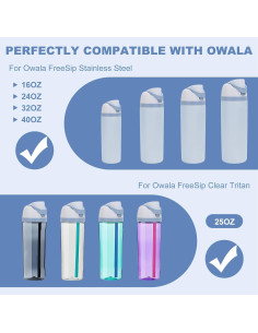 Tapa de Reemplazo Owala Freesip Azul 16oz a 40oz Libre BPA 2