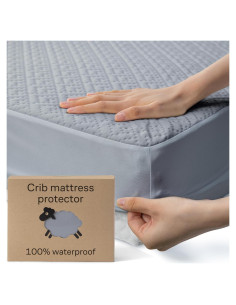 Protector de Colchón de Cuna Niagara Sleep Solution Gris 132x71cm