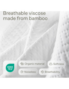 Protector de Colchón de Cuna Niagara Sleep Solution Gris 132x71cm 2