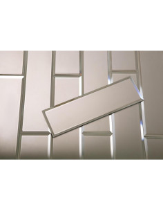 Azulejos de Espejo Autoadhesivos Tilebay 7.62x25.4 cm Bronce Mate 2