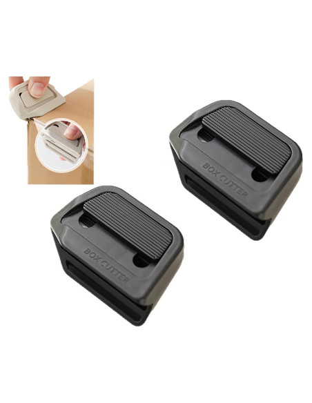 Cortador de Caja Cerámico Statidom Mini Retráctil 7mm Negro