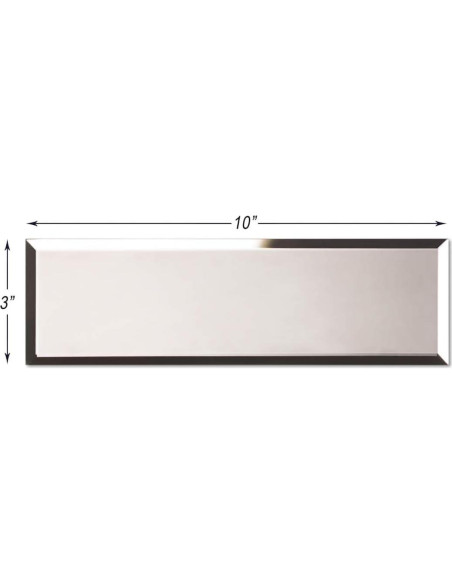 Azulejos de Espejo Autoadhesivos Tilebay 7.62x25.4 cm Bronce Mate