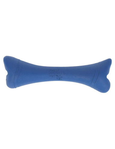 Hueso Bobble Solo Natural Mascota - Juguete Interactivo Azul