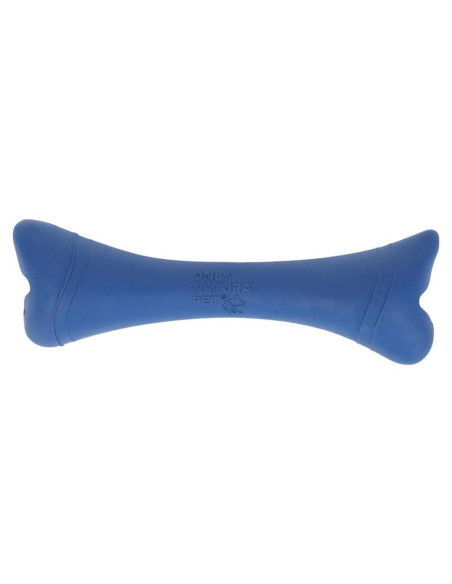 Hueso Bobble Solo Natural Mascota - Juguete Interactivo Azul