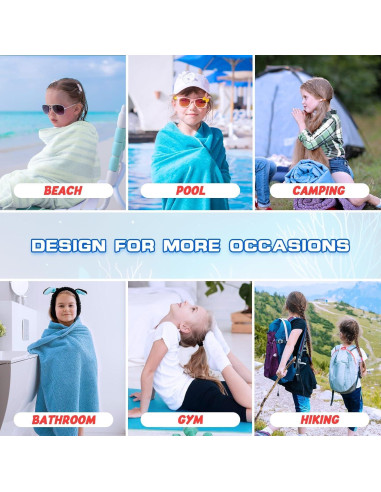 Toalla de Playa WERNNSAI Axolote 76.2x152.4 cm Ultra Absorbente