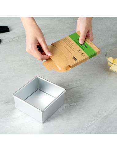 Hojas de papel pergamino Restaurantware 4x4" 1000 unidades