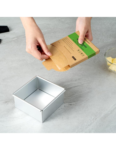 Hojas de papel pergamino Restaurantware 4x4" 1000 unidades