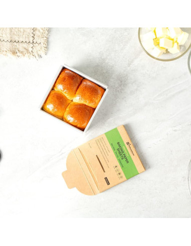 Hojas de papel pergamino Restaurantware 4x4" 1000 unidades