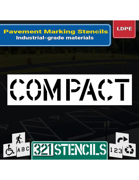 Plantilla de Pavimento Compacta Marketing Holders 170x40cm 3mm