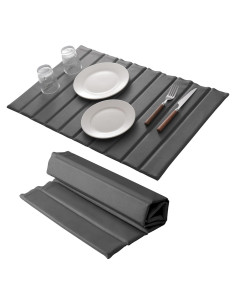 Alfombrilla de Secado de Piedra Diatomácea MORANDI 63x40cm Gris