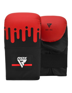 Guantes de Boxeo RDX 16 oz de Cuero Maya Hide Rojo