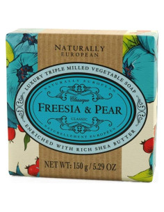 Jabón Naturalmente Europeo Fresia y Pera 150 g - Karité