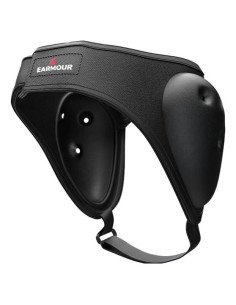 Cabezal Protector de Oído EARMOUR Ajustable para Lucha - Negro