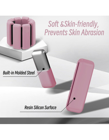 Pesas Ajustables para Muñeca y Tobillo Zekola 0.91 kg