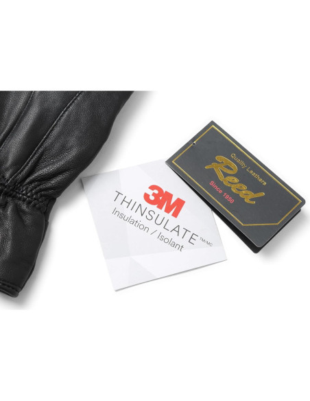 Guantes de Conducción de Cuero Genuino REED para Hombre - Táctiles