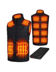 Chaleco Térmico Deceny CB USB Recargable para Hombres y Mujeres