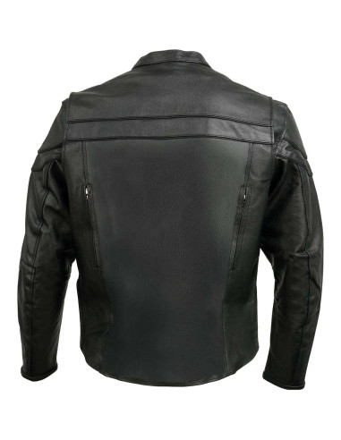 Chaqueta de Cuero Deportiva para Hombres Event Leather EL1408