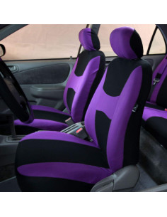 Fundas de Asiento de Coche FH Group Combo Universal Púrpura 2