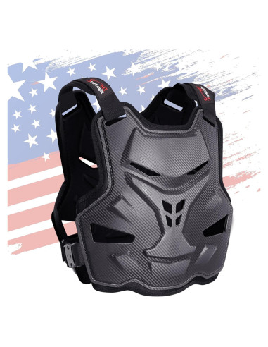 Armadura de Pecho StarknightMT Ajustable para Motocicleta