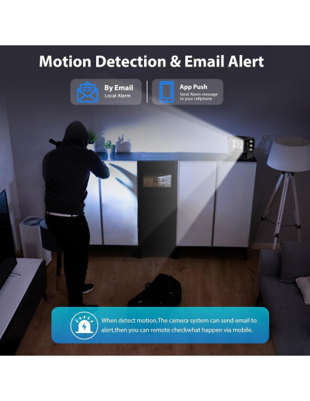 Cámara Mini IP PoE 8MP MWRCTV con Lente 2.8mm y IR