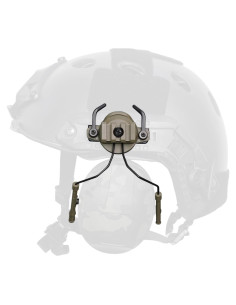 Adaptador de Auriculares Táctico Qavctw para Casco FAST 19-21mm