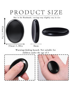 Piedra de Preocupación 6 Pcs GolbalJew Cristales Naturales 2