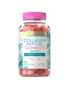 Gomitas de Colágeno Carlyle 240g | Sabor Fresa | Tipo 1 y 3