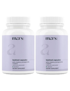 Cápsulas de Remolacha Natural Mars con Ajo y Arándano - 2 Unidades