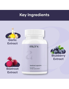 Cápsulas de Remolacha Natural Mars con Ajo y Arándano - 2 Unidades 2