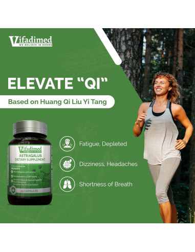 Extracto de Raíz de Astrágalo Vifadimed - 90 Cápsulas Inmunidad