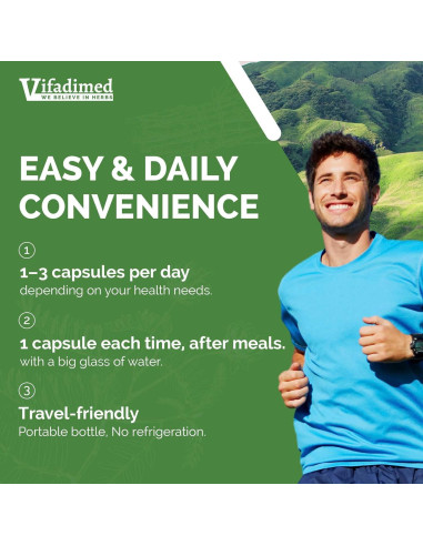 Extracto de Raíz de Astrágalo Vifadimed - 90 Cápsulas Inmunidad