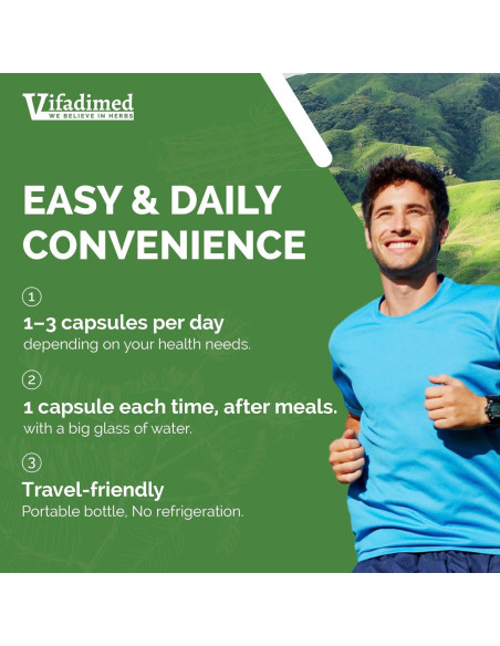 Extracto de Raíz de Astrágalo Vifadimed - 90 Cápsulas Inmunidad