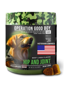 Suplemento para Caderas y Articulaciones Operation Good Boy - 90 Golosinas Naturales