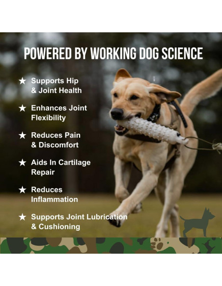 Suplemento para Caderas y Articulaciones Operation Good Boy - 90 Golosinas Naturales