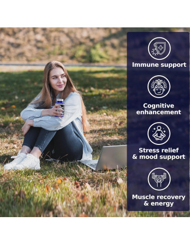 Suplemento Dietético Nootrópico Vital-J 60 Cápsulas Champiñones