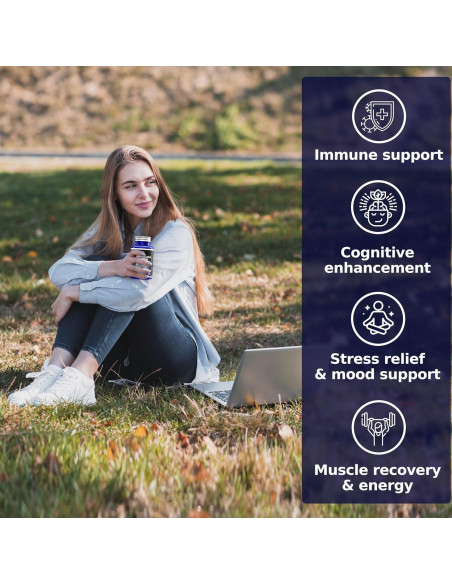 Suplemento Dietético Nootrópico Vital-J 60 Cápsulas Champiñones