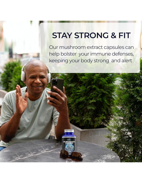 Suplemento Dietético Nootrópico Vital-J 60 Cápsulas Champiñones