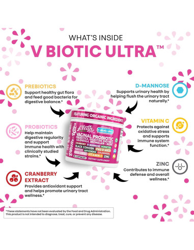 Probioticos Vaginales Clean Nutraceuticals 90 Cápsulas Veganas