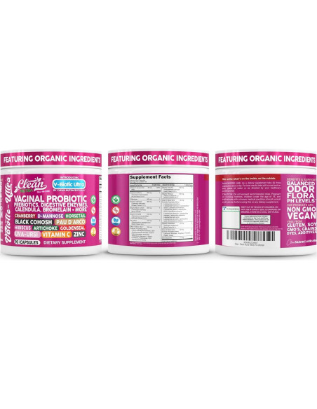 Probioticos Vaginales Clean Nutraceuticals 90 Cápsulas Veganas Probioticos Vaginales Clean Nutraceuticals 90 Cápsulas Veganas