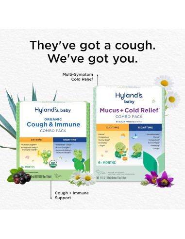 Jarabe orgánico para la tos Hyland's Baby 60 ml nocturno