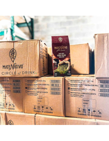 Yerba Mate Brasileña Círculo de Bebida 250g - Hoja Pura