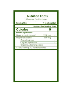 Bolsitas de Té de Moringa Orgánica Intuitigo - 15 Unidades 2