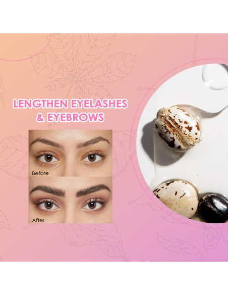 Aceite de Ricino Orgánico Luvie Roll-On 50 ml con Cuarzo Rosa