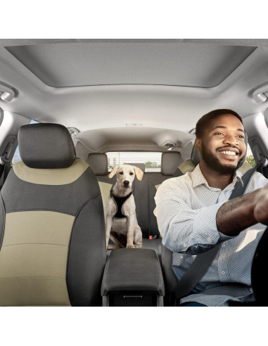 Cubiertas de Asientos de Coche BDK Turismo Beige Juego Completo